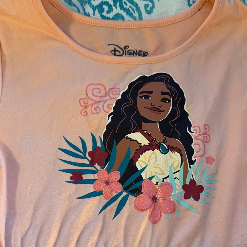 Jumping Beans Peach Moana Kids Dress - Picture 2 of 12